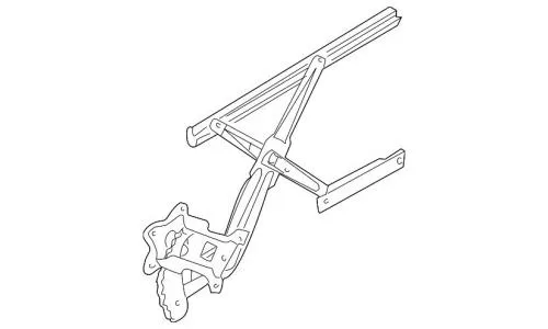 Mitsubishi L200 Pick Up (99-02) Cam Krikosu Ön Sol