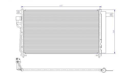 Kia Rio (06-11) Klima Radyatörü 1.5 Crdı