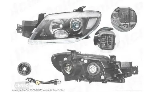 Mitsubishi Outlander (04-07) Far Lambası Sağ