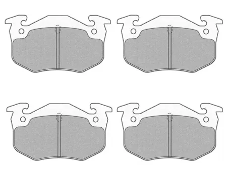 Peugeot 206 (99-09) Fren Balatası Arka Kampana