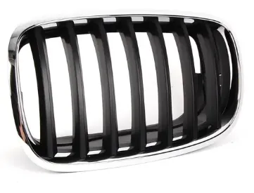 Bmw X3 E70 (07>) Ön Panjur Krom Siyah Sol