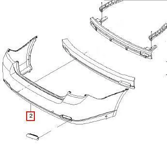 Chevrolet Epica (07-12) Arka Tampon Şok Emici