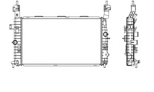 Opel Meriva (03-10) Su Radyatörü 1.8