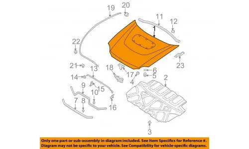 Subaru İmpreza (03-05) Motor Kaputu