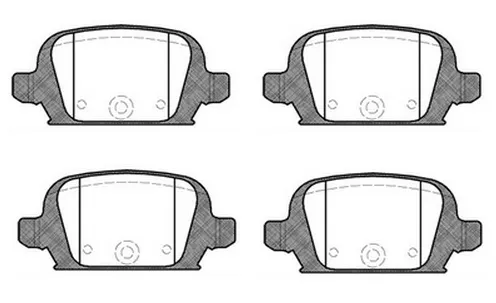 Opel Combo C (02-12) Fren Balatası Arka